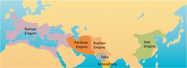 Karta över historiska imperier 1